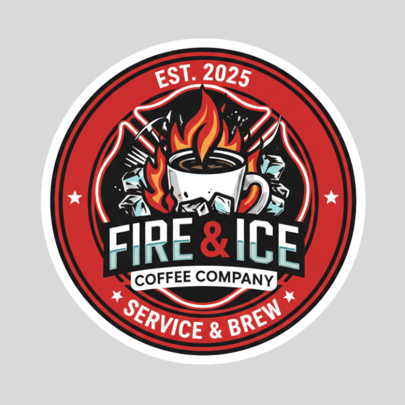 Service & Brew Sticker