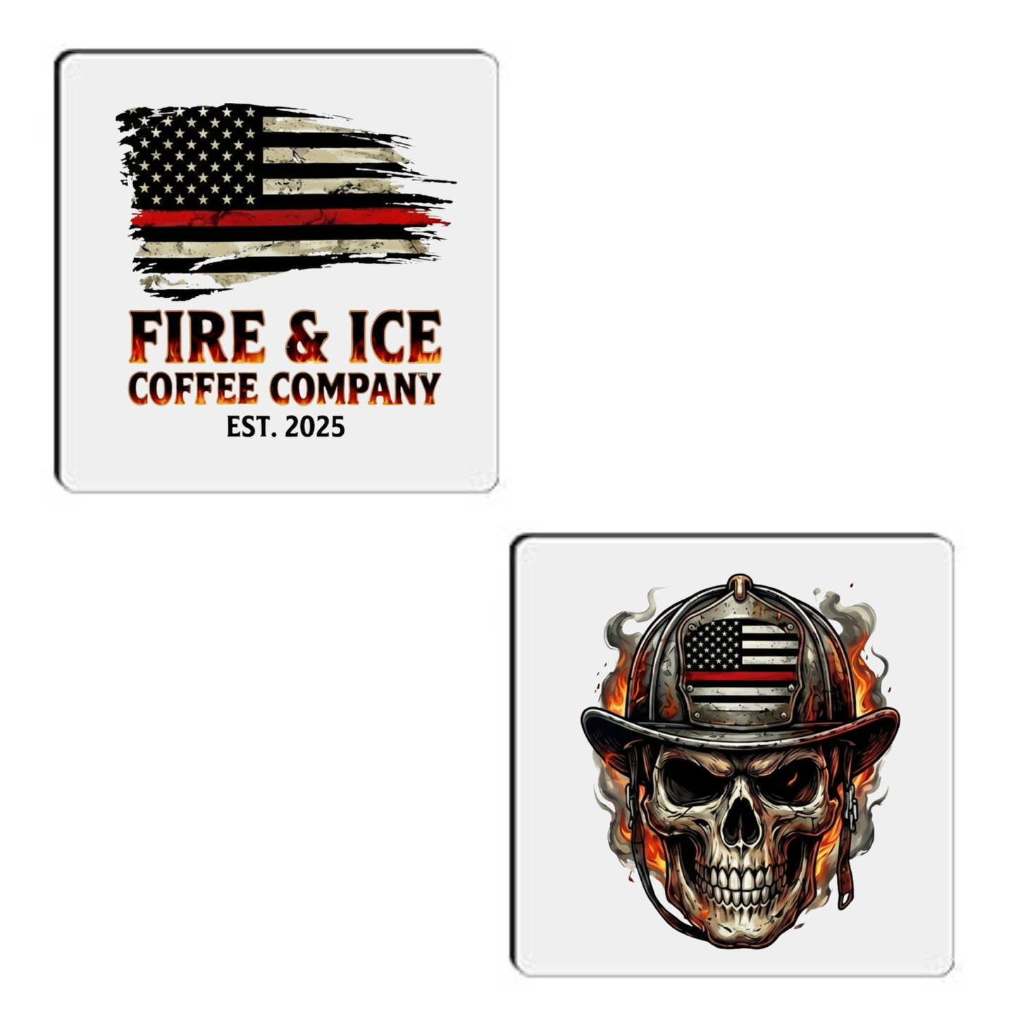 Fire & Ice Magnets 2-Pack (Multiple Designs)