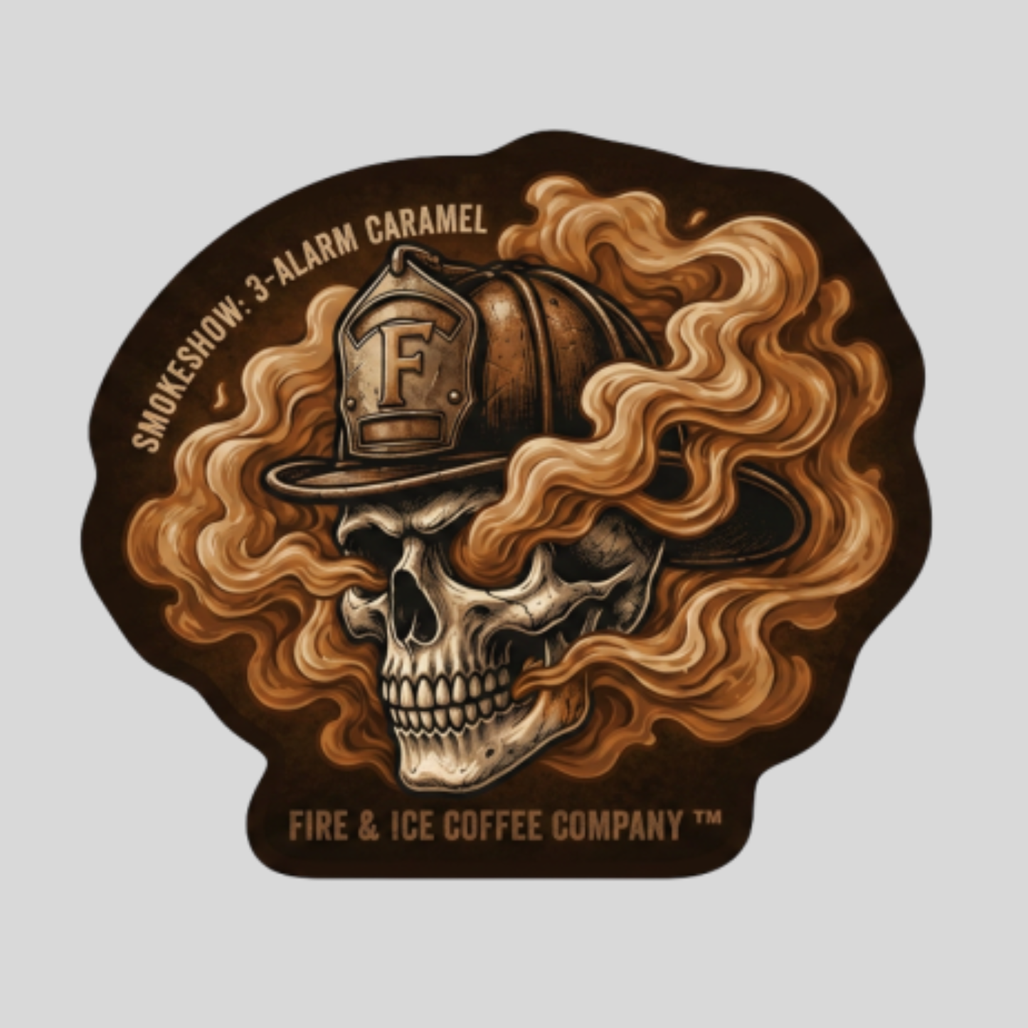 SmokeShow: 3-Alarm Caramel Sticker