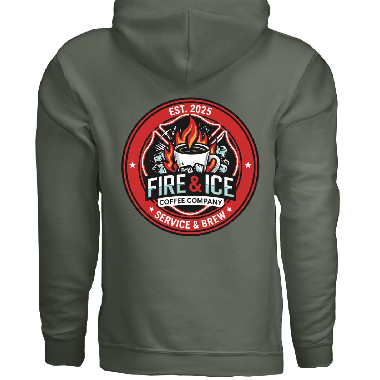 MILITARY GREEN - BACK