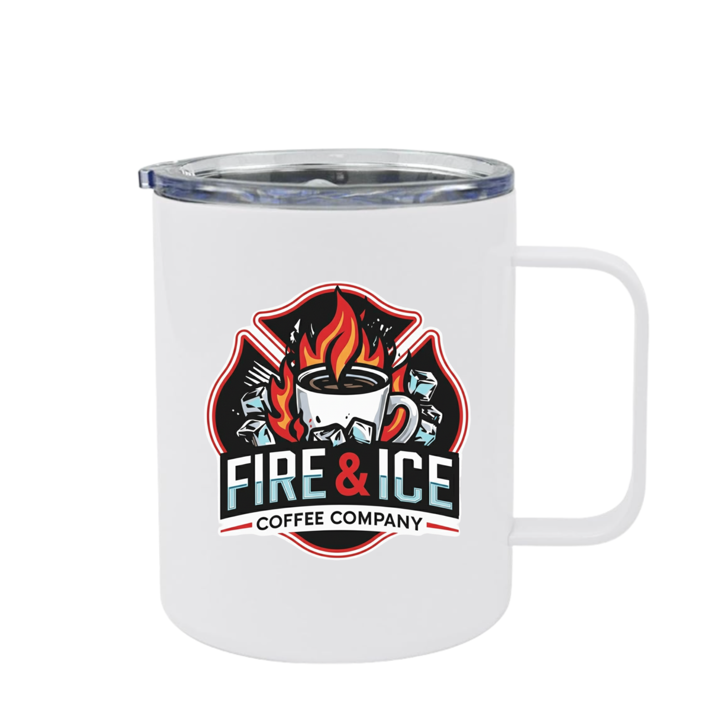 Fire & Ice Steel Mug (12oz - Multiple Designs)
