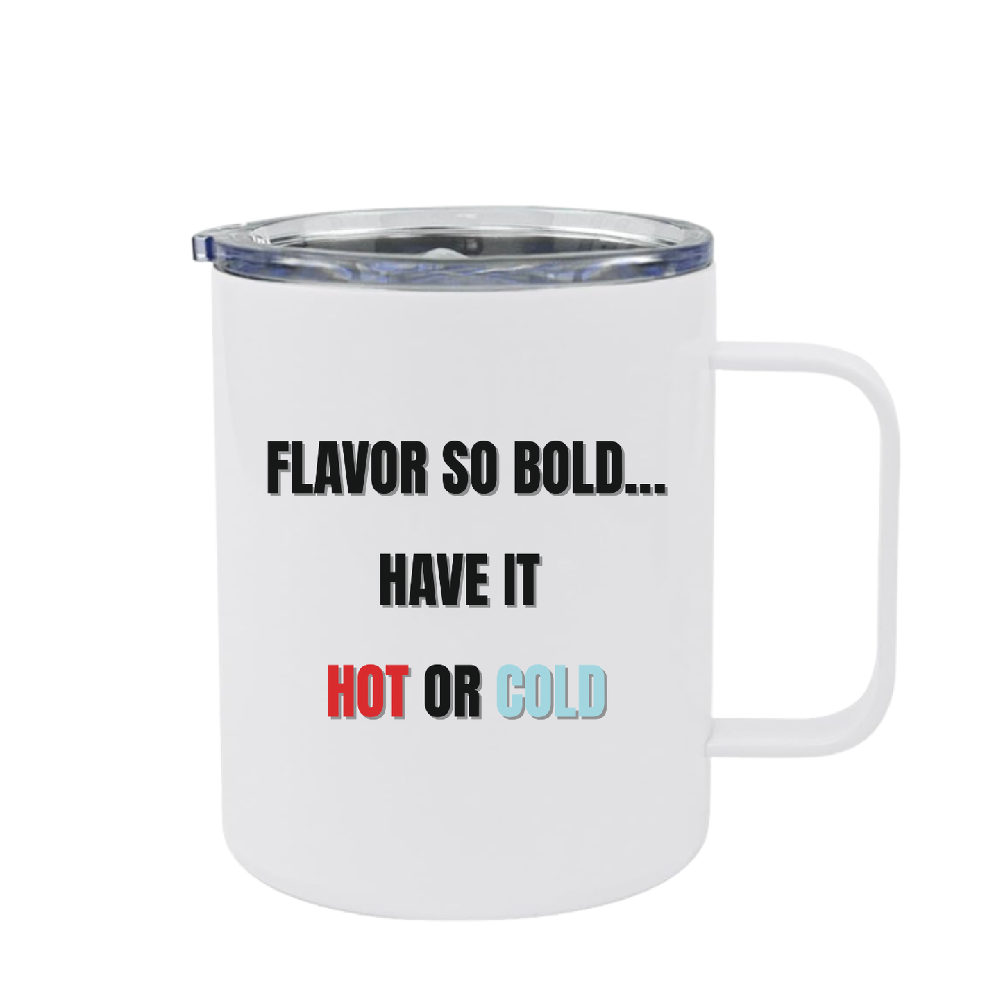 Fire & Ice Steel Mug (12oz - Multiple Designs)
