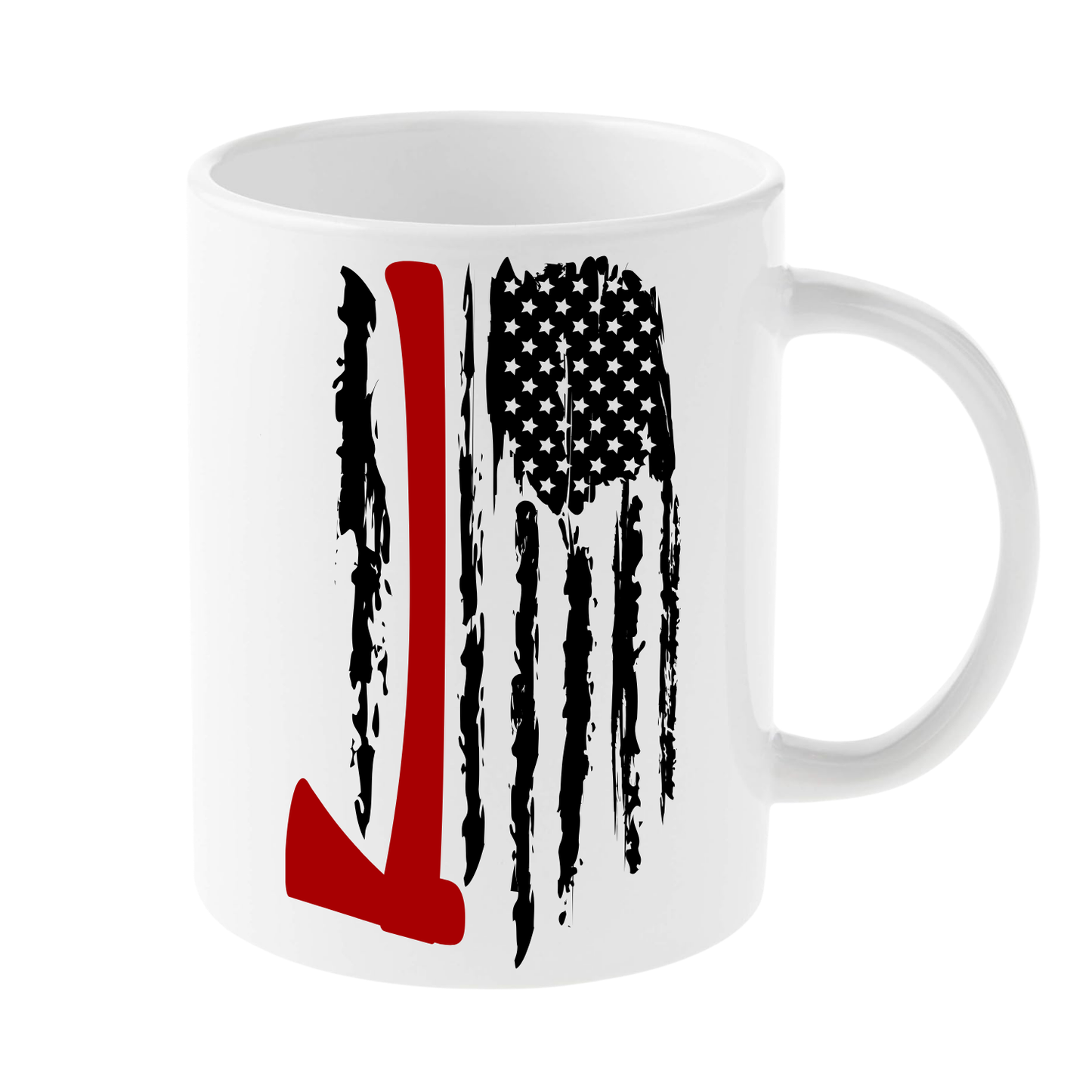 Thin Red Line Axe Mug