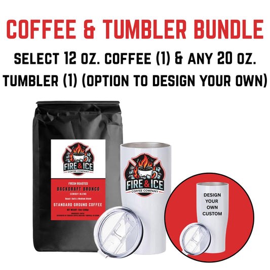Coffee & Tumbler (Backdraft Bronco 12oz & 20oz Tumbler)