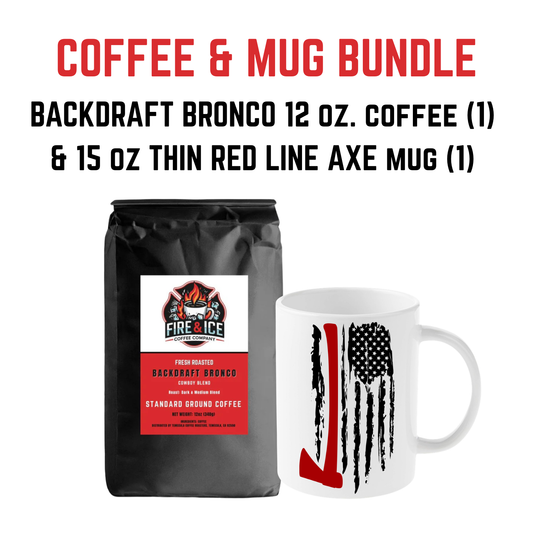 Coffee & Mug (Backdraft Bronco & Thin Red Line Axe Mug)
