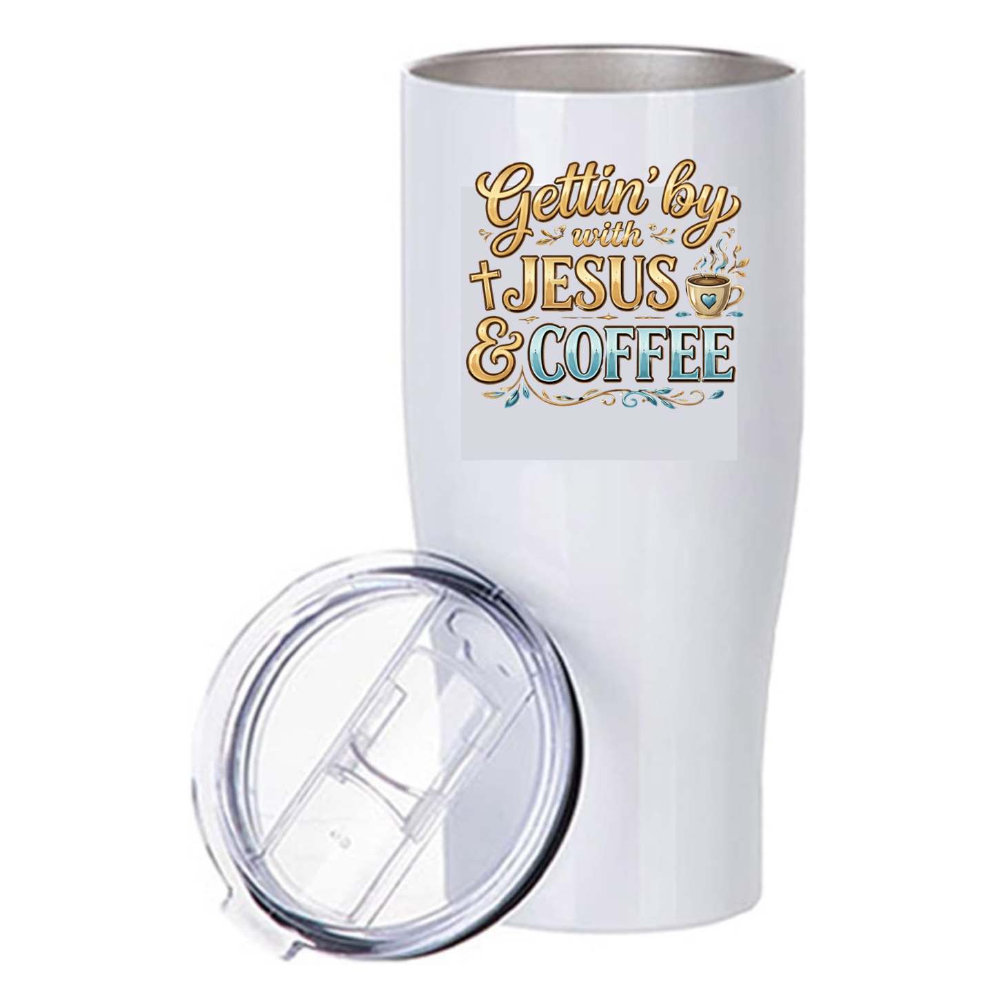 Jesus & Coffee Tumbler (20oz)