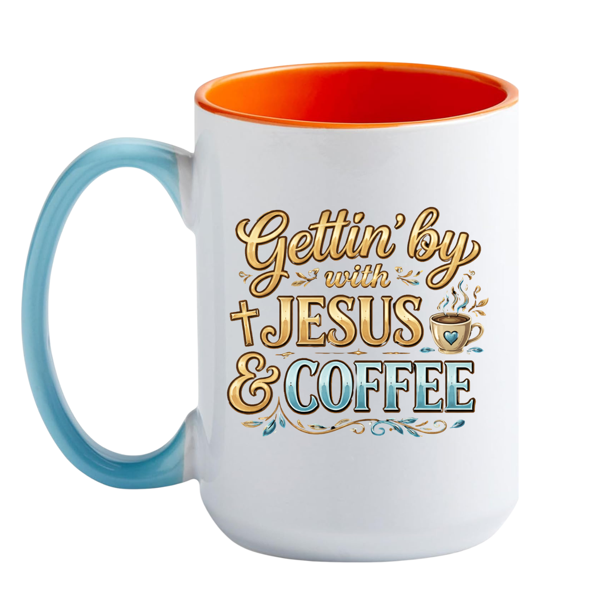 Fire & Ice Faith Mug (Multiple Colors)