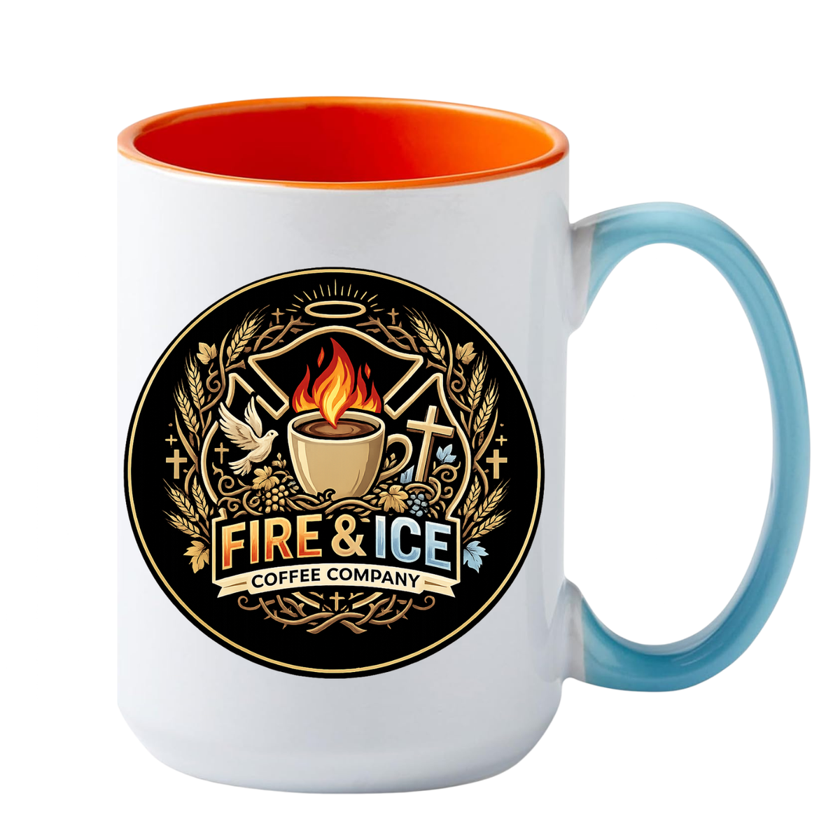 Fire & Ice Faith Mug (Multiple Colors)