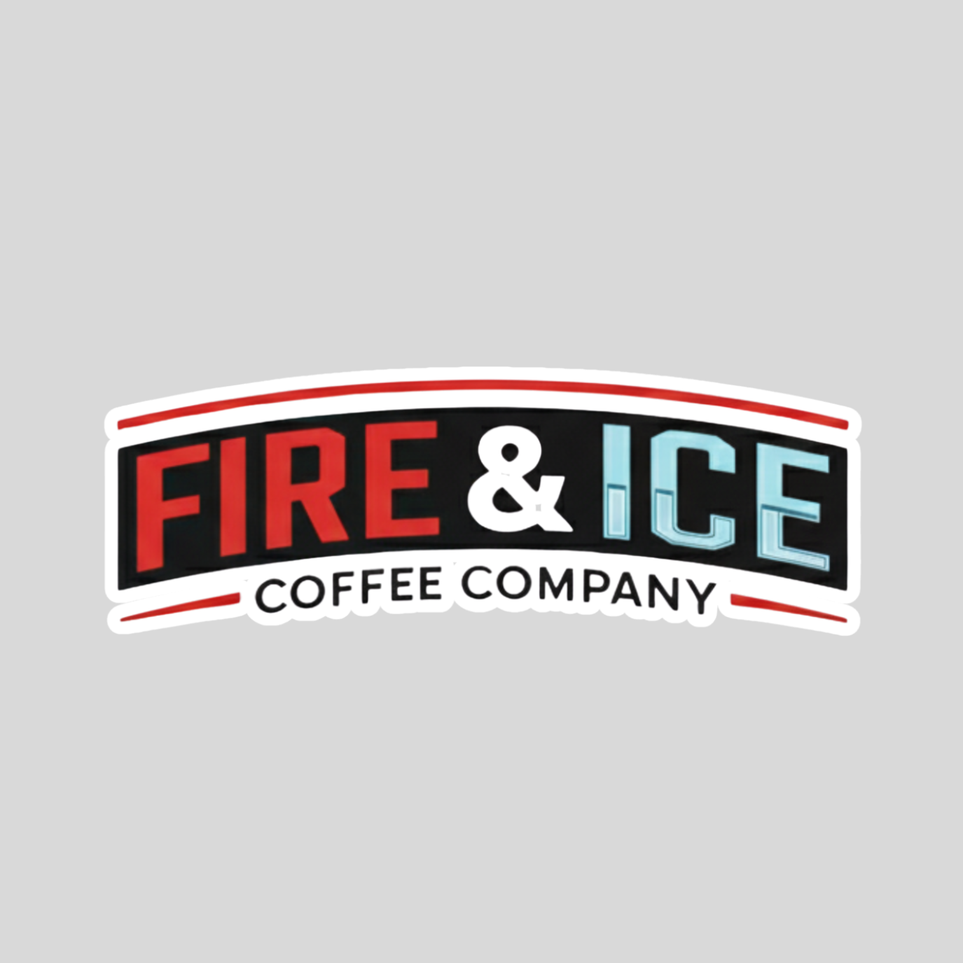 Fire & Ice Banner Sticker