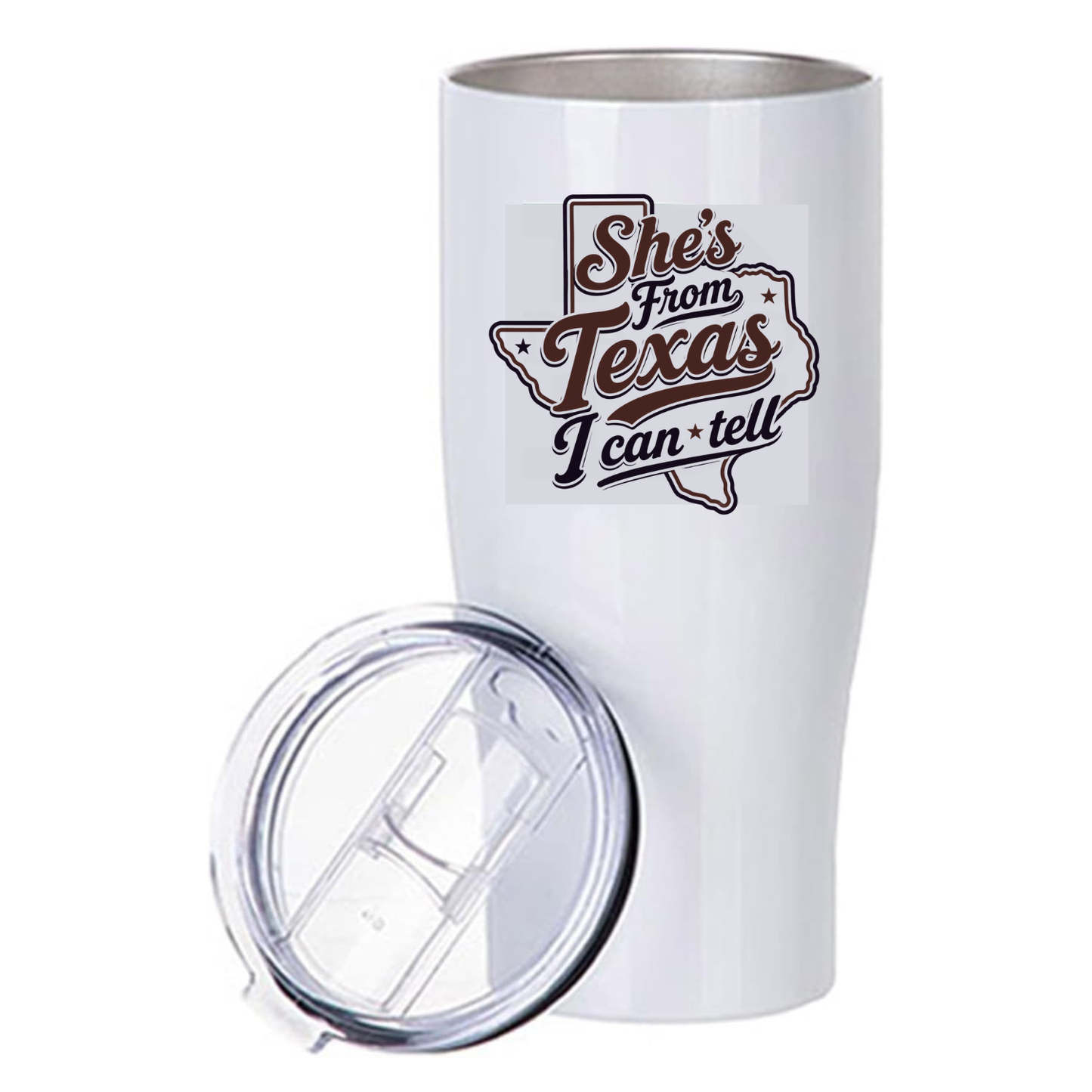 She's From Texas Tumbler (Multiple Designs/Colors)