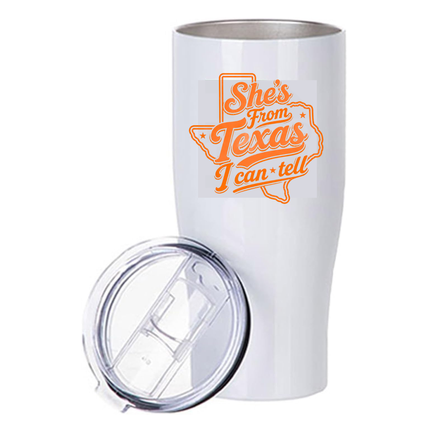 She's From Texas Tumbler (Multiple Designs/Colors)