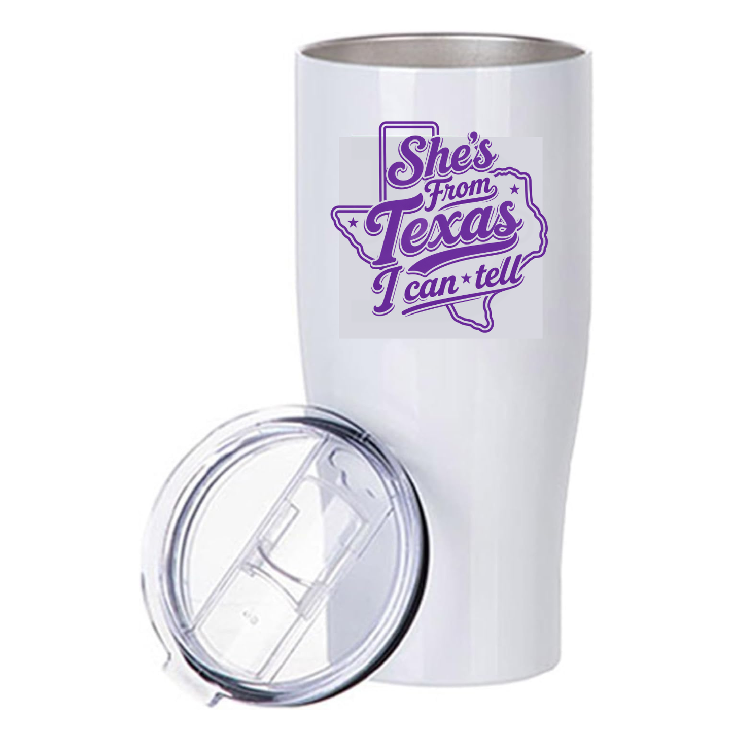 She's From Texas Tumbler (Multiple Designs/Colors)