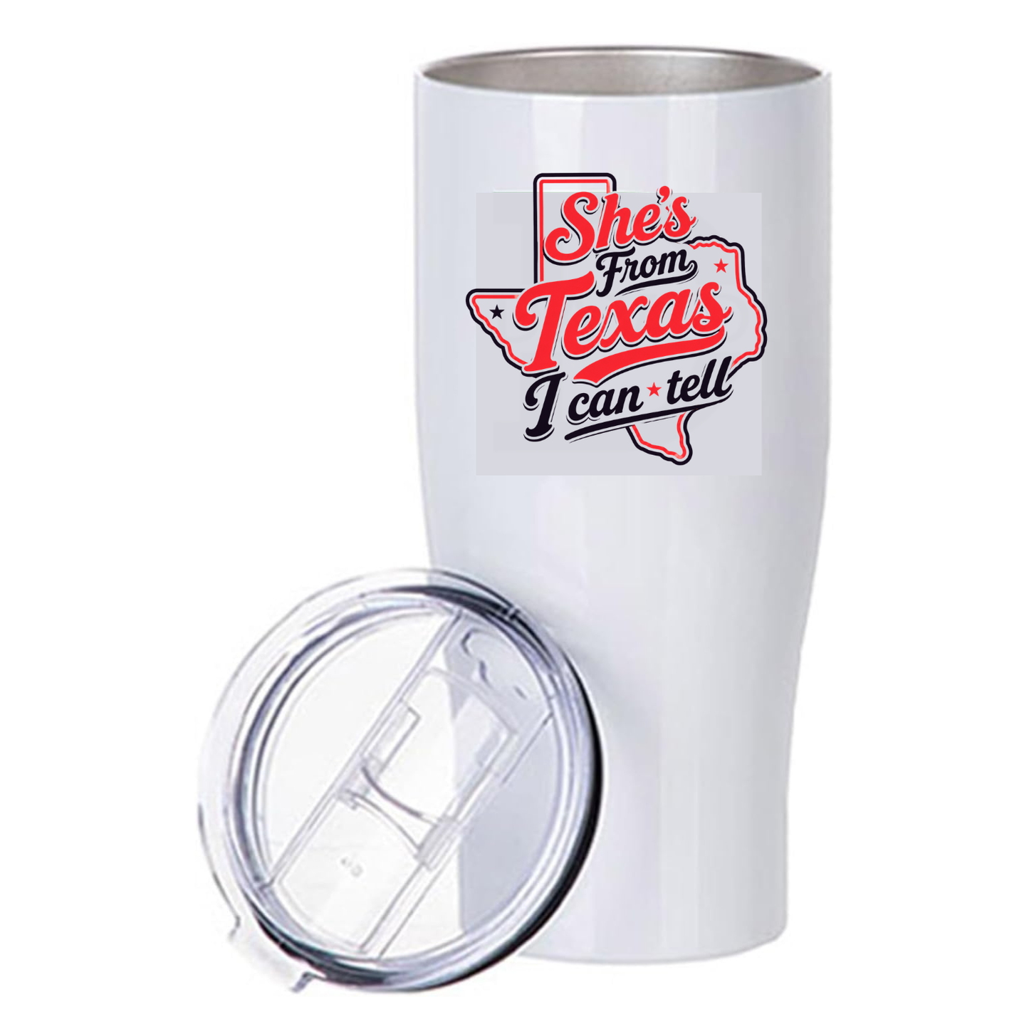 She's From Texas Tumbler (Multiple Designs/Colors)