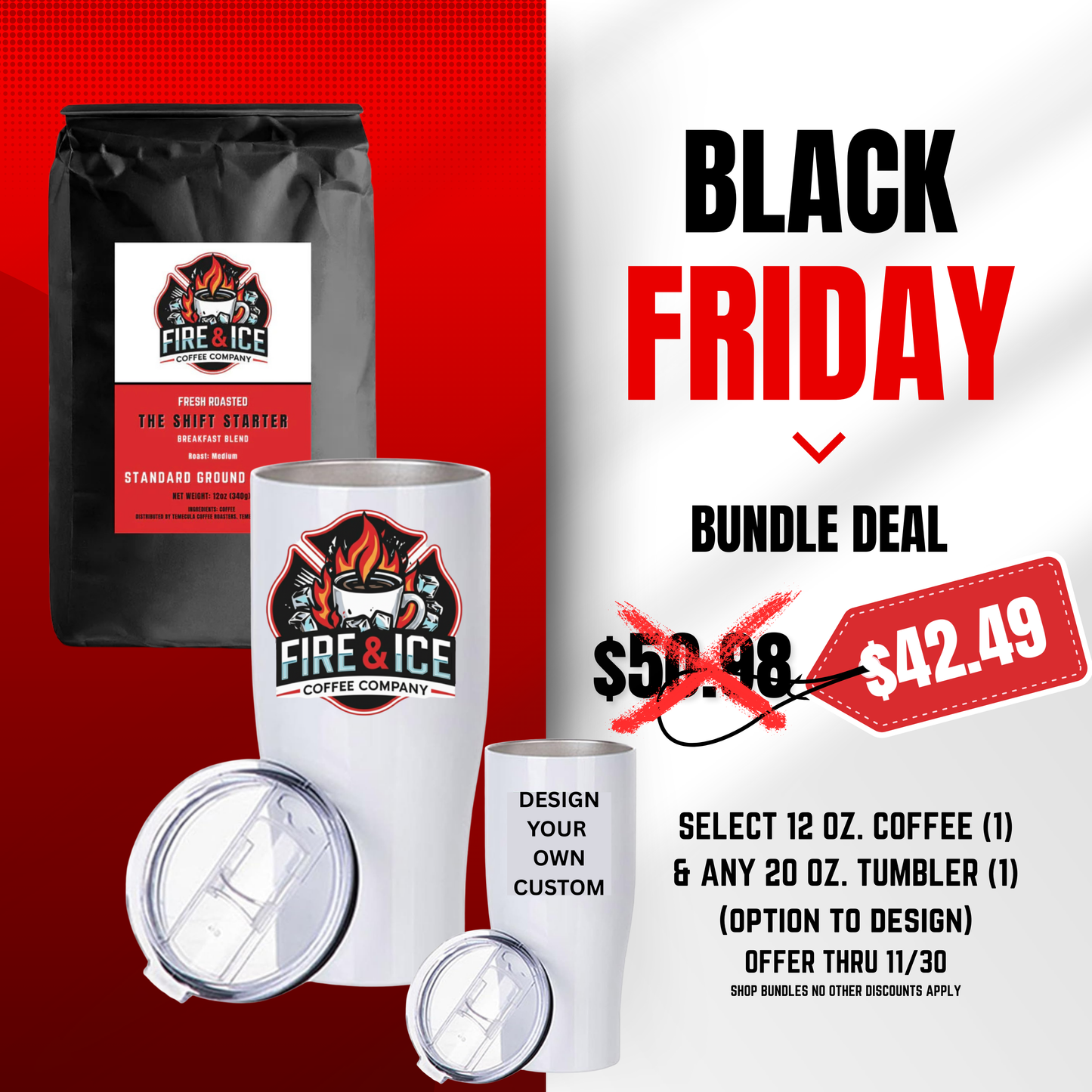 Black Friday Bundle (The Shift Starter 12oz & 20oz Tumbler)