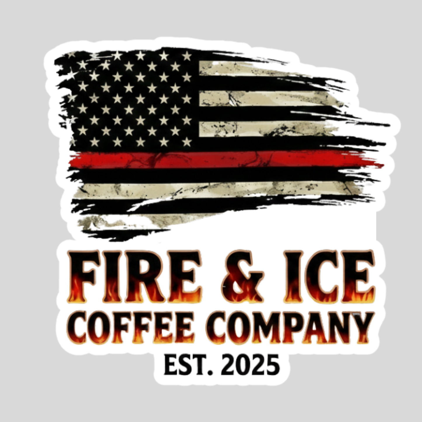 Thin Red Line Sticker
