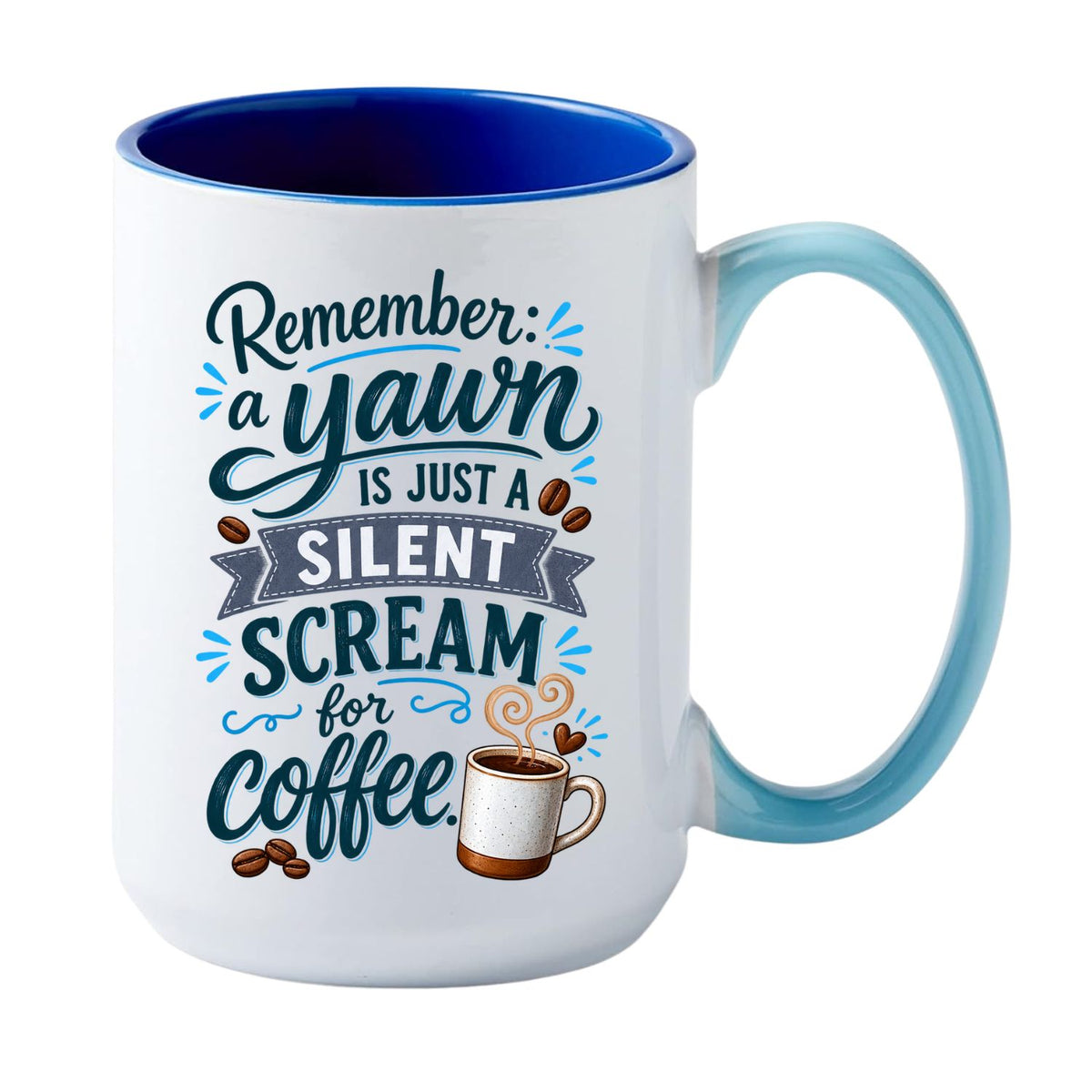 Silent Scream Mug (Multiple Colors)