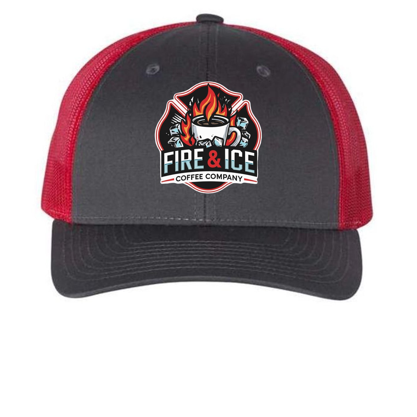 Charcoal/ Red - FRONT