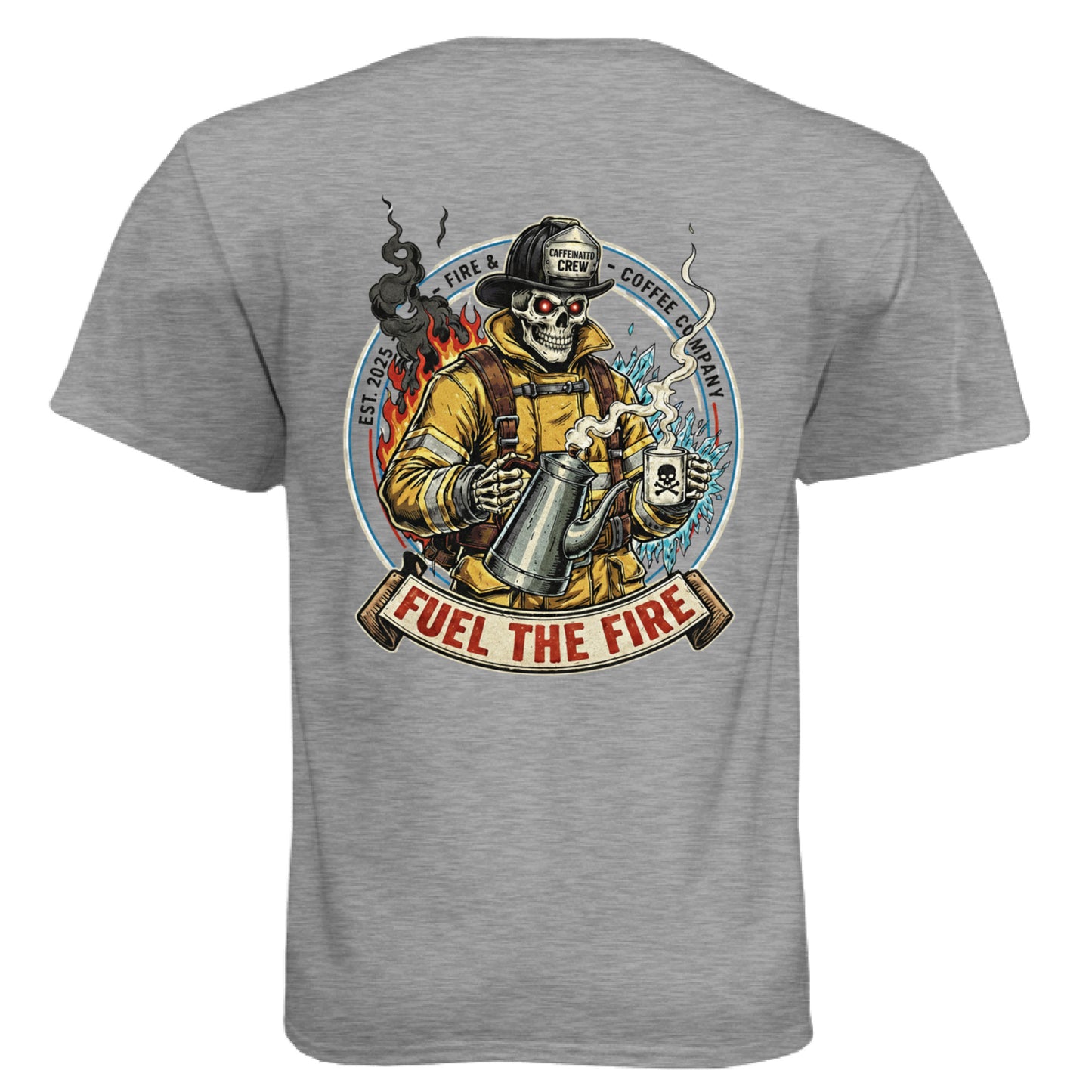 Dark Heather Grey (60/40) - BACK