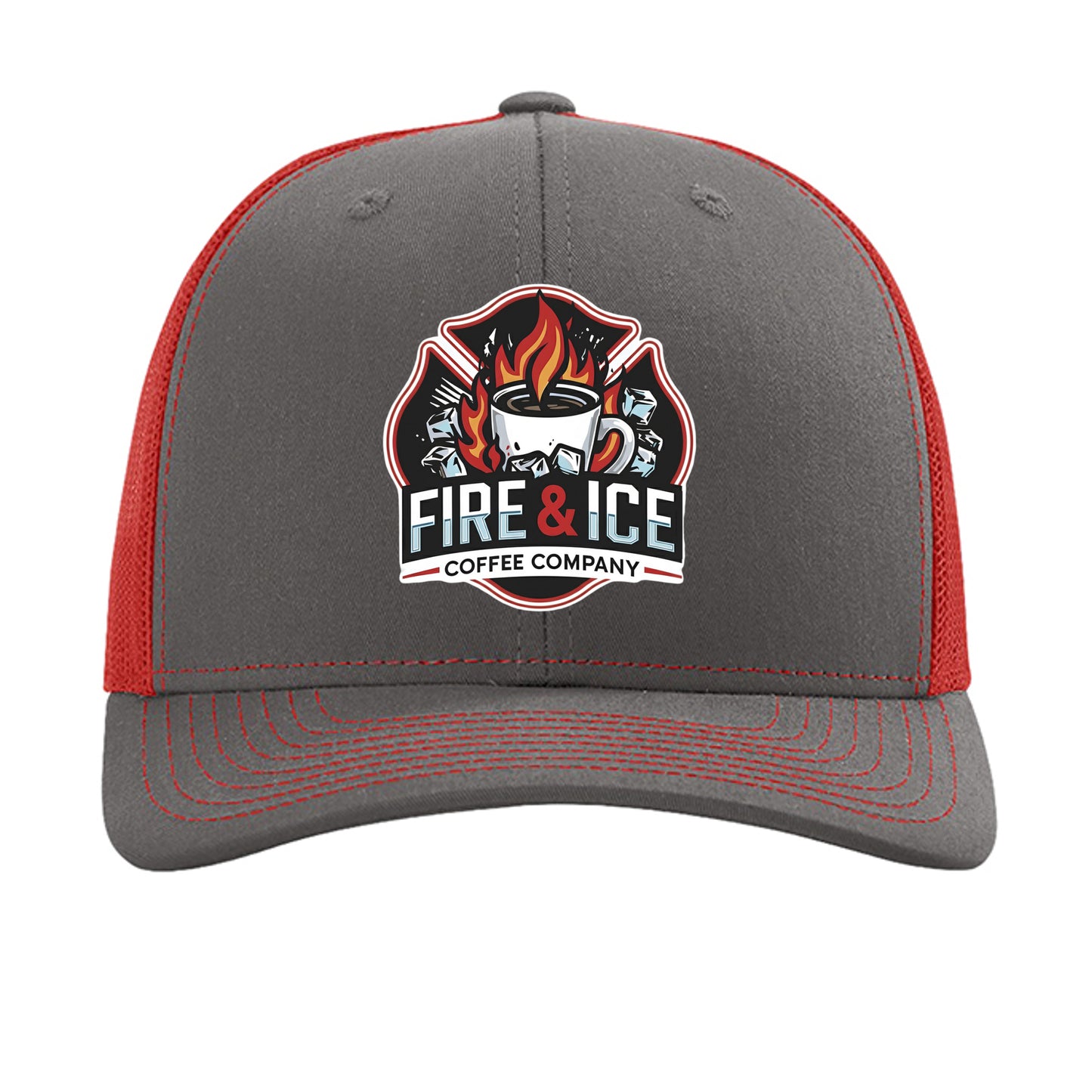 Charcoal/ Red - 112 - FRONT