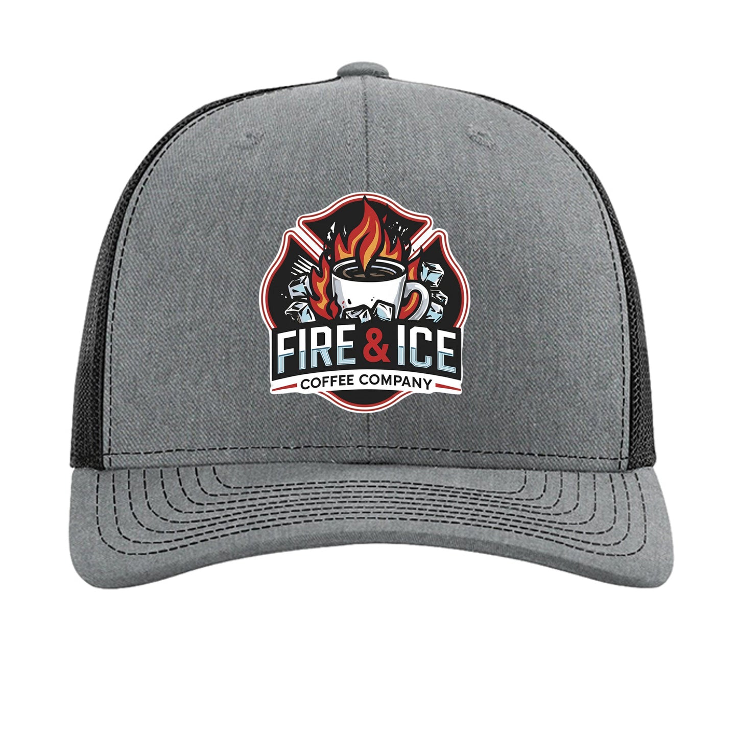 Heather Grey/ Black - 112 - FRONT