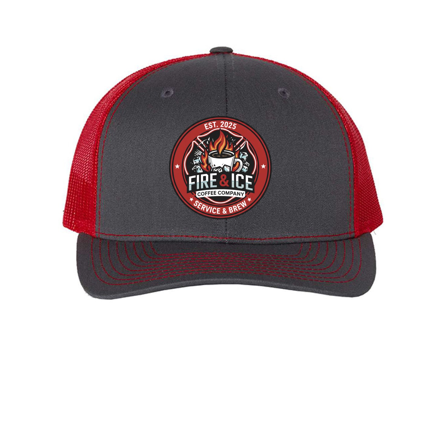 Charcoal/ Red - FRONT
