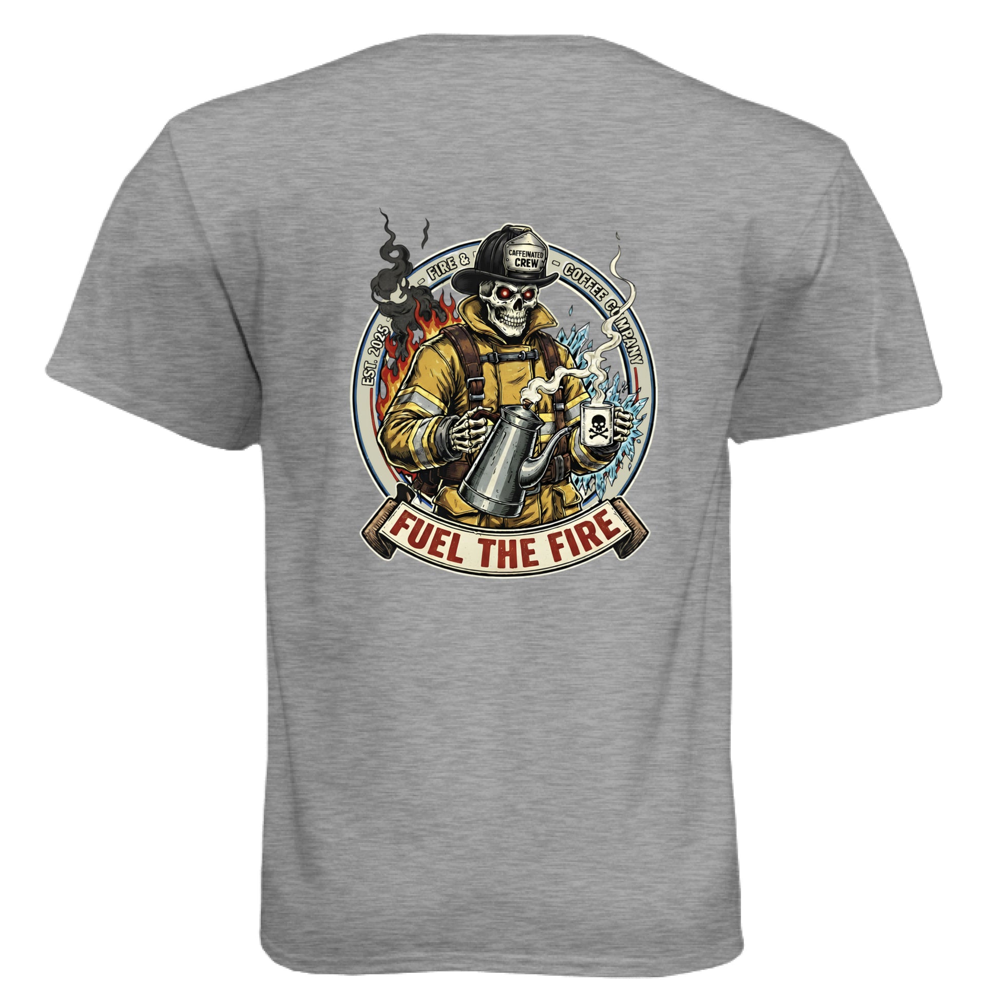 Dark Heather Grey (60/40) - BACK