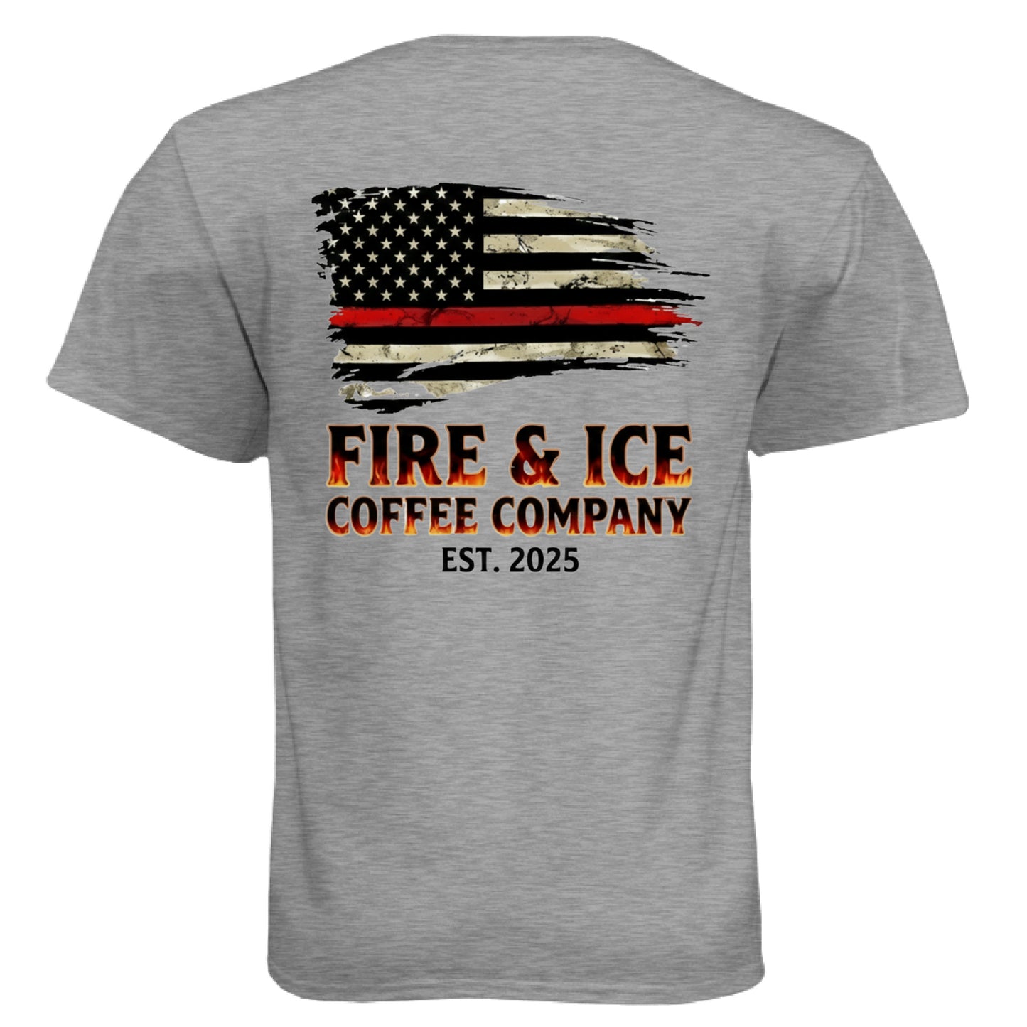 Dark Heather Grey (60/40) - BACK