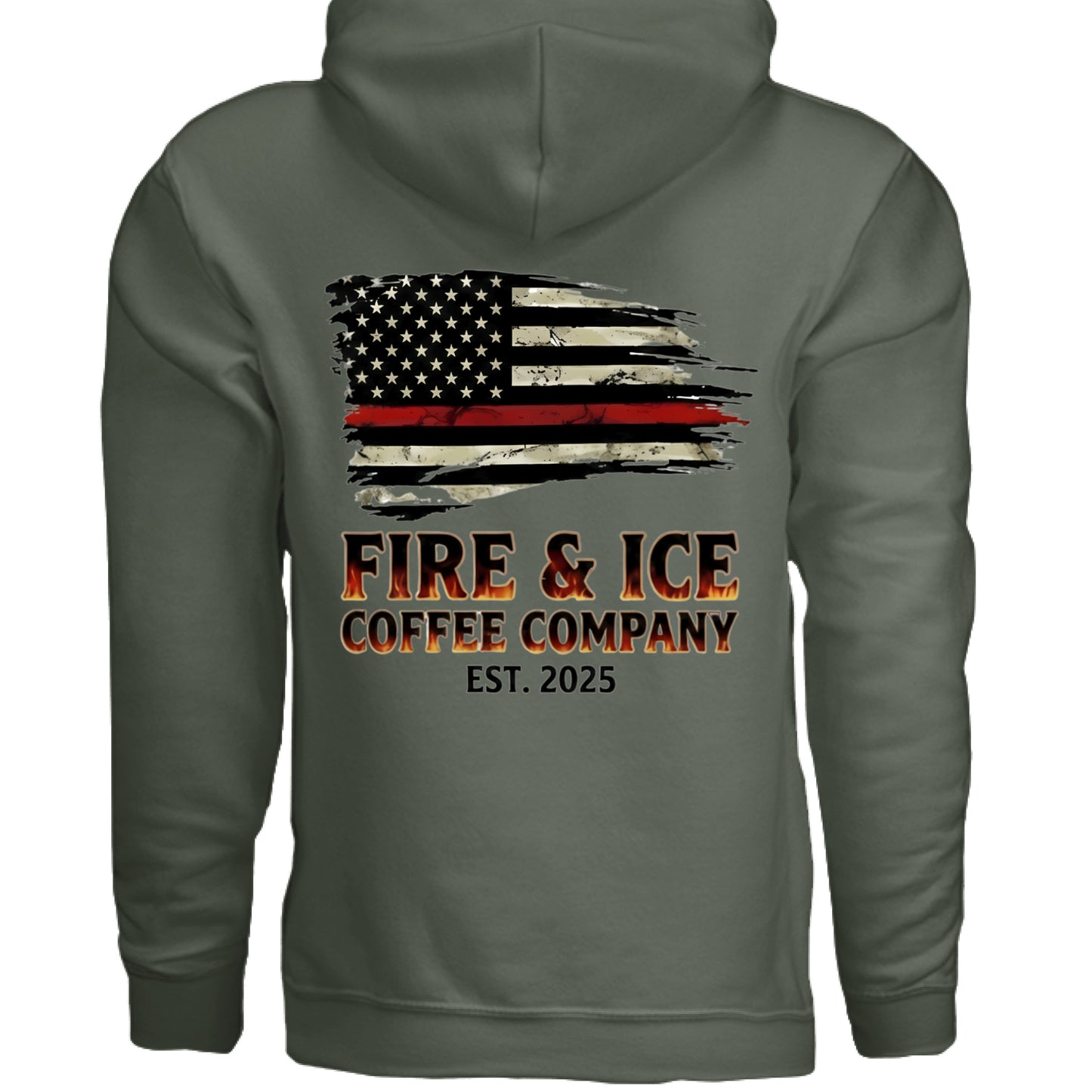 MILITARY GREEN - BACK