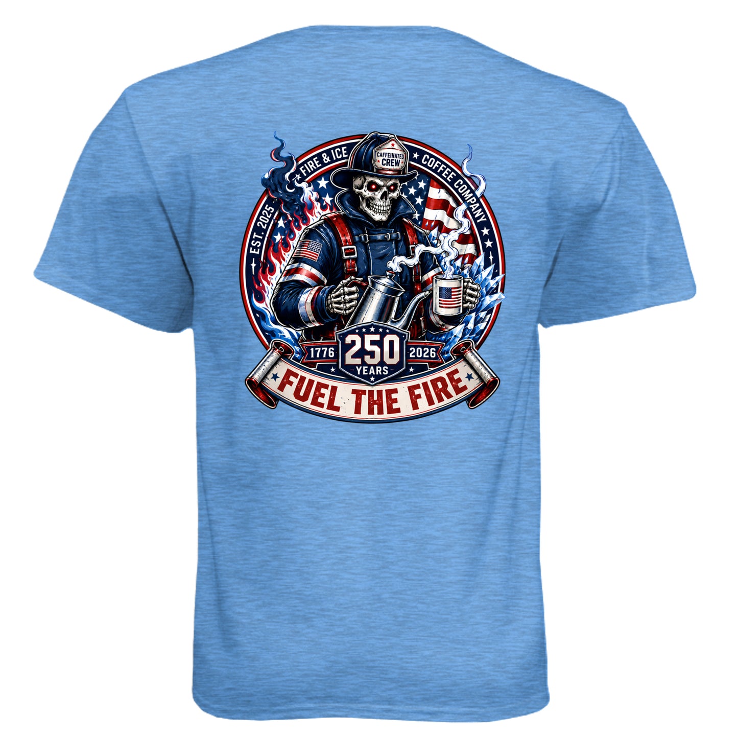 Heather Columbia Blue - N6210 - BACK