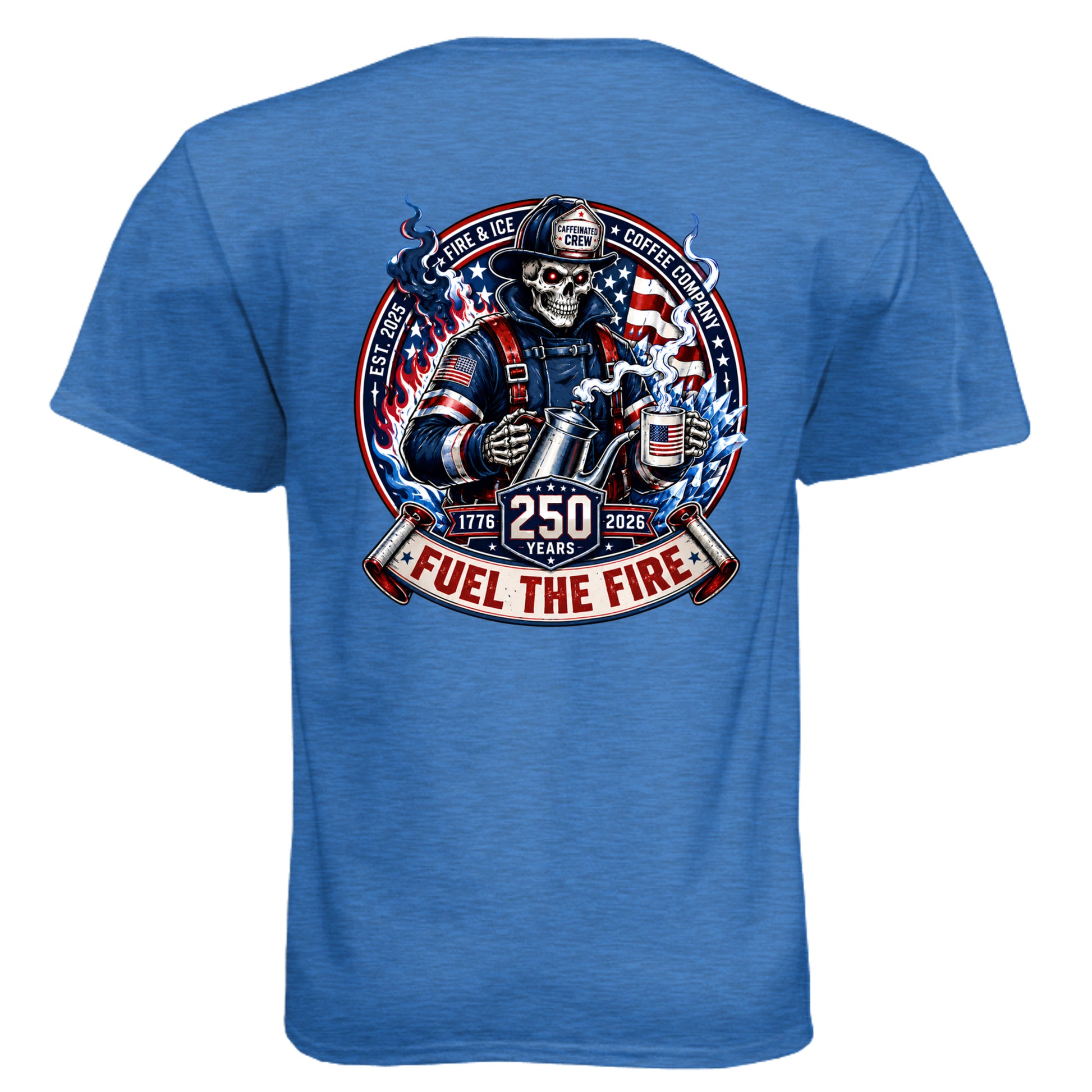 Heather Cool Blue - N6210 - BACK